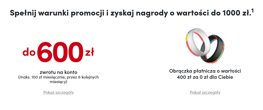 Obrączka płatnicza w Pekao za darmo